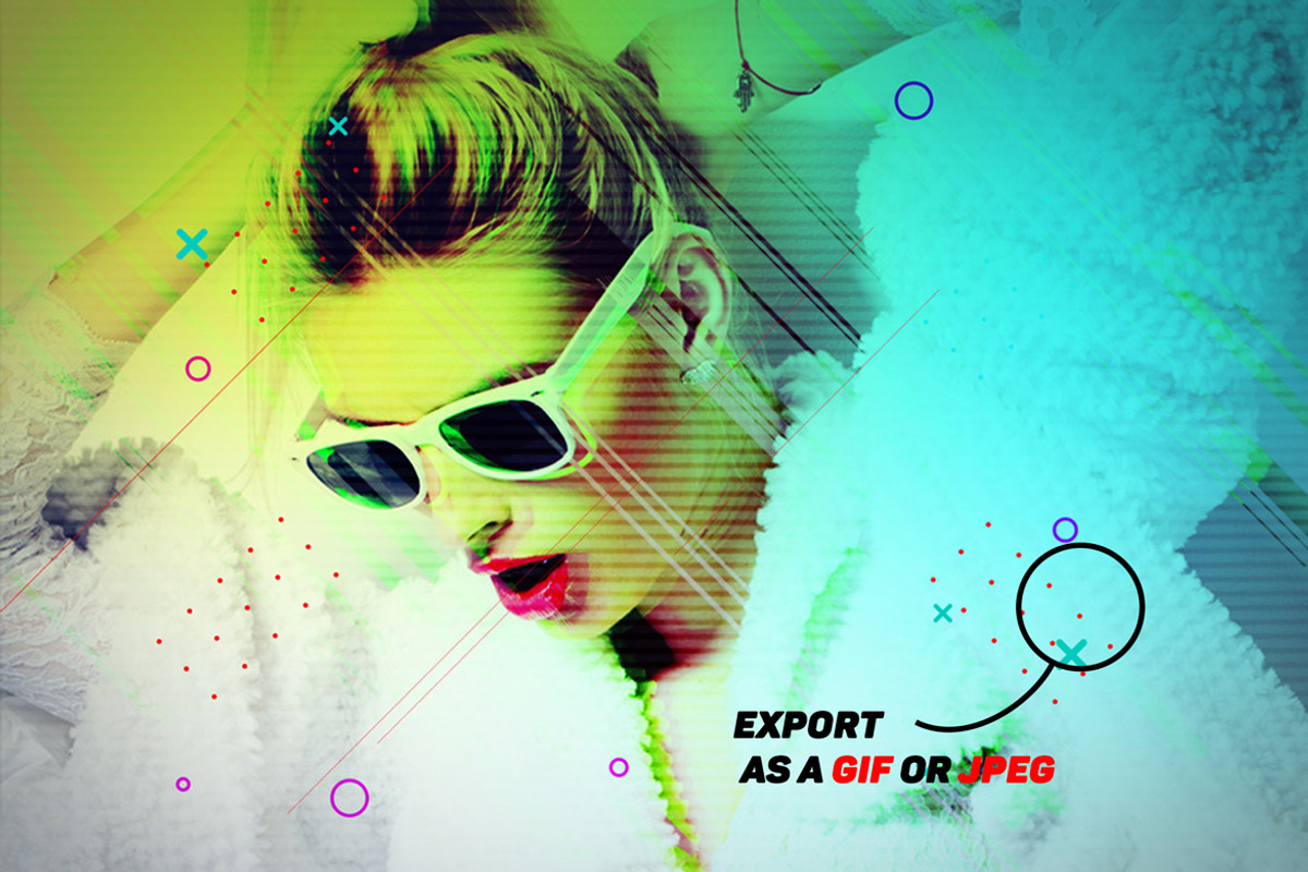 Glitch effect with GIF Animation 3 preview 2