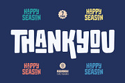 Happy Season Font Family, a Sans Serif Font by Asenbayu (Thumbnail 14 of 14)