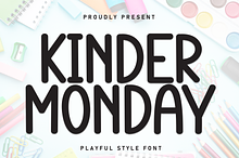 Kinder Monday | Script Font