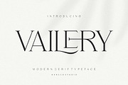 Vailery Font - Modern Serif Font, a Serif Font by HansCo Studio (Thumbnail 1 of 10)