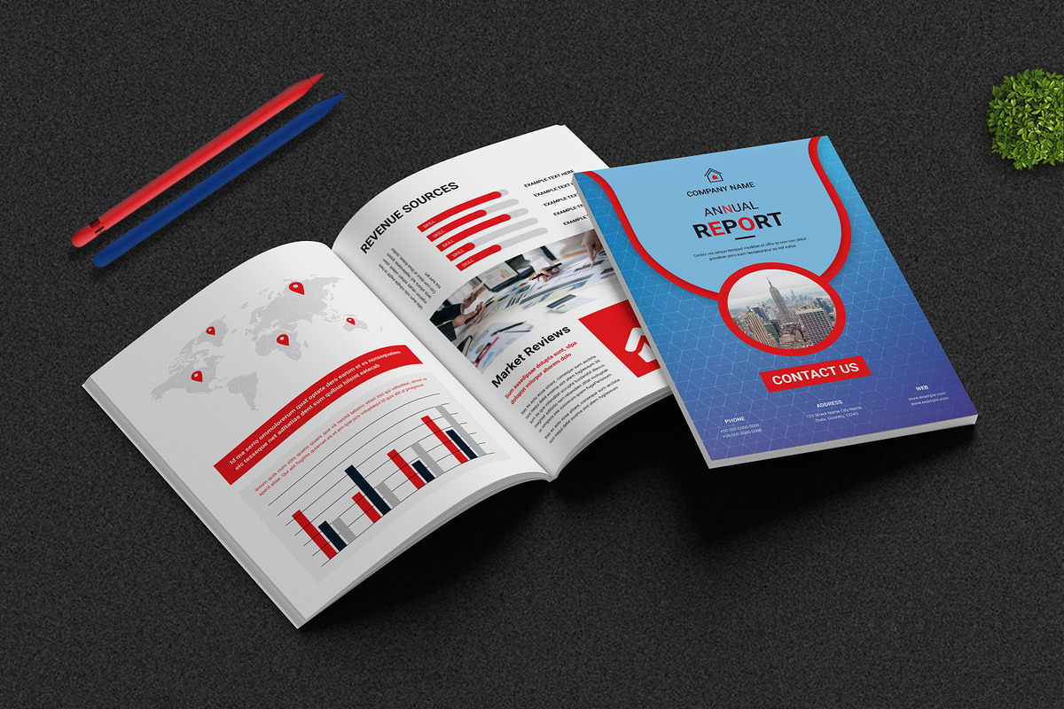 Annual Report, a Brochure Template by Art Design Shop (Photo 1 of 10)