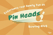 BOWLING by Nifty Branding, a Sans Serif Font by NikkiDunn (Thumbnail 5 of 5)