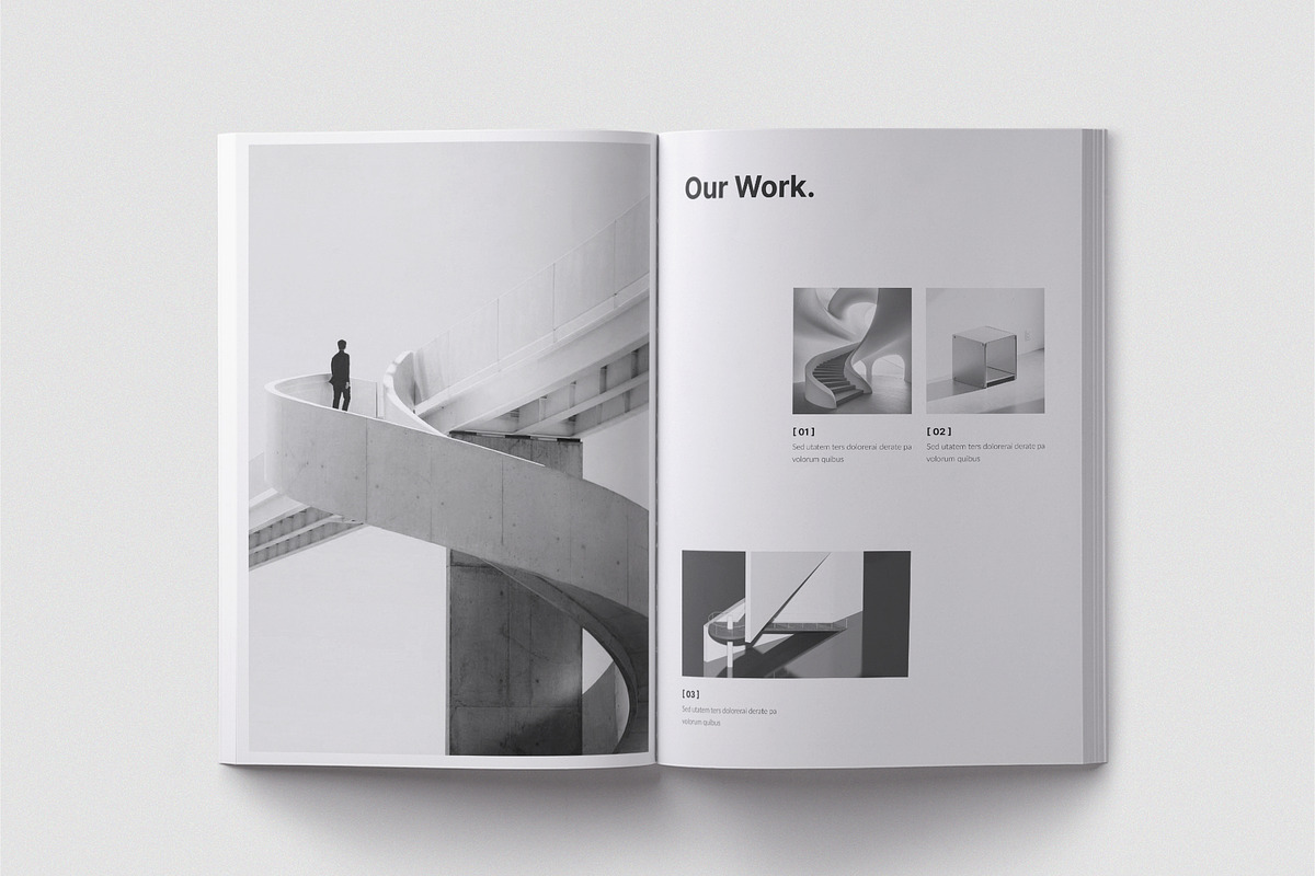 Architecture Brochure Template, a Brochure Template by TemplateFolio-Shop (Photo 6 of 18)