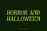 Wozem - Halloween Horror Font, a Serif Font by Iqsiart Studio (Thumbnail 2 of 7)