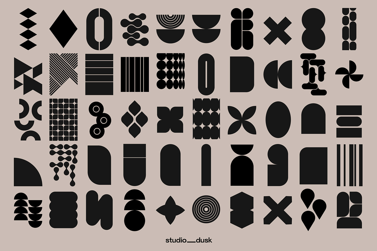 Geometric Masks, a Graphic by Studio Dusk (Photo 11 of 11)