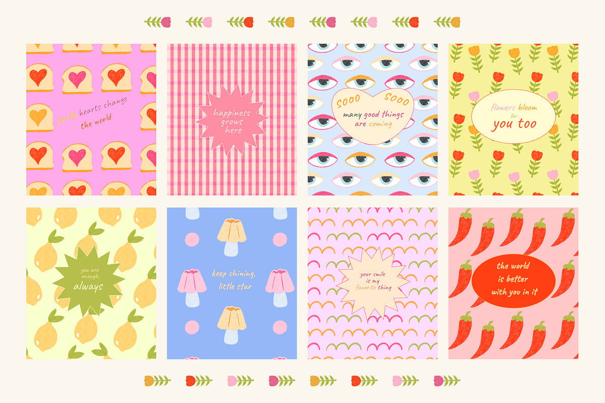 Whimsy & Play Patterns, a Pattern Graphic by Feelsoul (Photo 8 of 12)