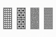 Abstract Vector Panels for Laser Cut, an Illustration by hafijul (Thumbnail 4 of 9)