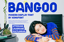 Bangoo – Modern Display Font
