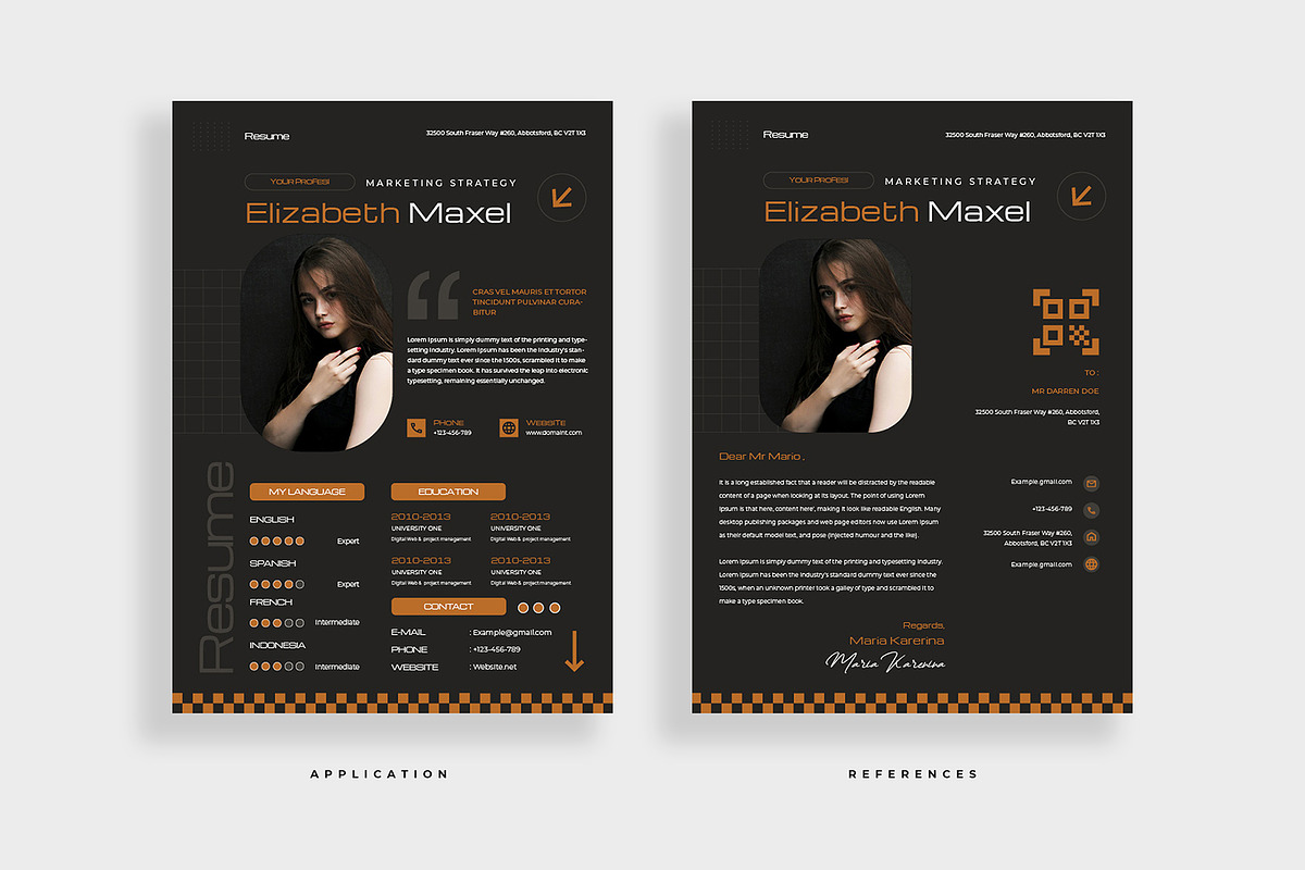 Modern Clean Minimalist Resume / CV, a Resume Template by TMint Play (Photo 4 of 4)