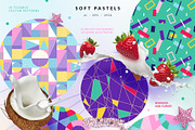 Soft Pastels Patterns, a Pattern Graphic by Designnina Shop (Thumbnail 2 of 18)