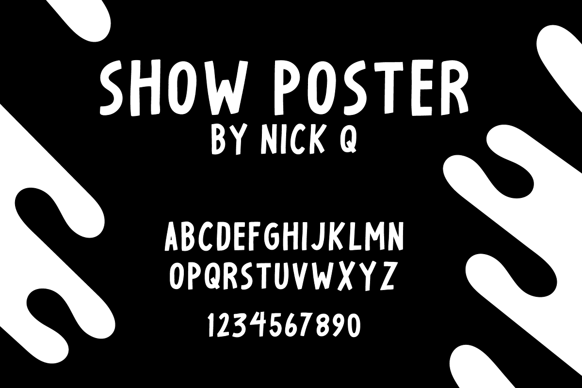 Show Poster Font