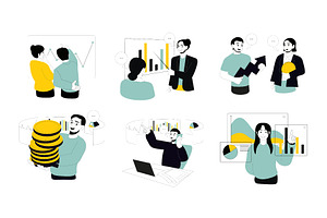 Business Management Illustrations, a Finance Illustration by alexdndz