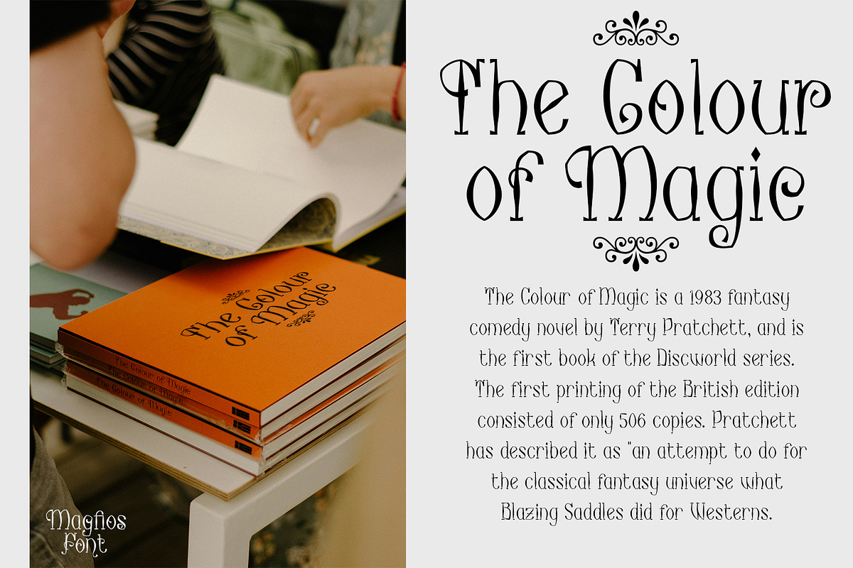 Magfios Swirly Font, a Font by madeDeduk (Photo 8 of 8)