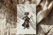 MODERN GRANDMOTHERS CLIPART PACK, a Person Illustration by Daring Digies (Thumbnail 7 of 7)