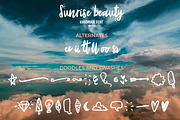 Sunrise | Handmade font + extras!, a Script Font by Andrea De Oliveira (Thumbnail 3 of 7)