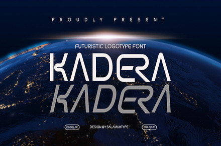 Kadera - Futuristic Font