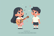 Children Music Performance, a Person Illustration by Partikusi Design (Thumbnail 2 of 3)
