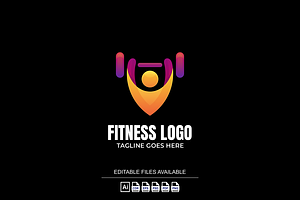 Colorful Fitness  Logo