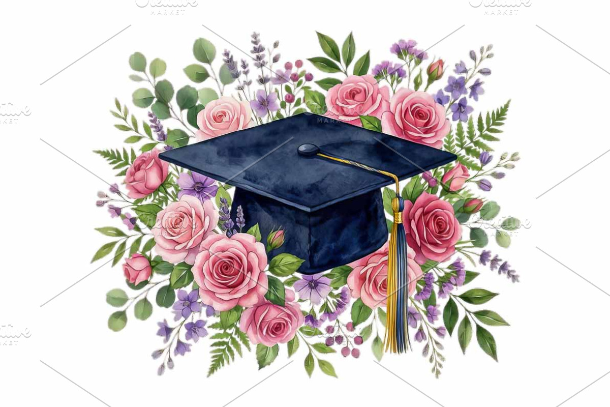 Graduation Clipart Collection PNGs, an Education Illustration by VetalStock (Photo 10 of 20)