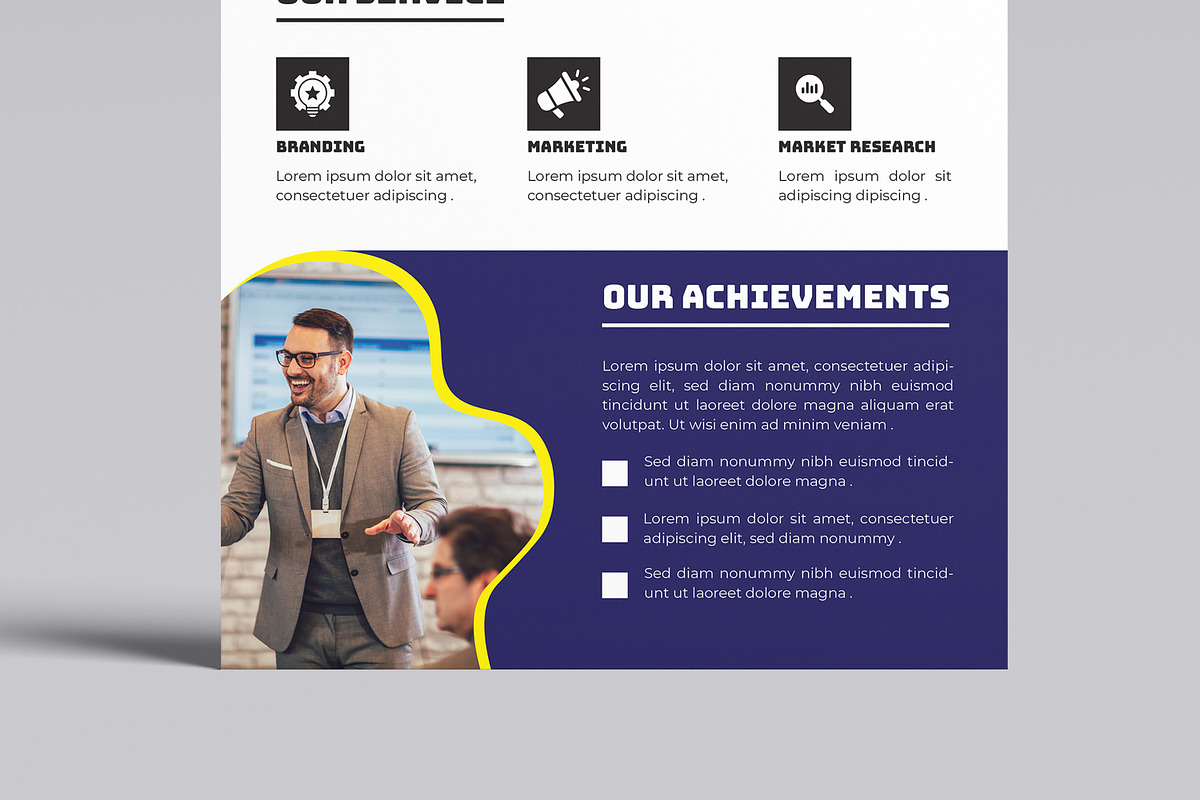 Corporate Business Flyer Design, a Flyer Template by MightyDesign (Photo 2 of 7)