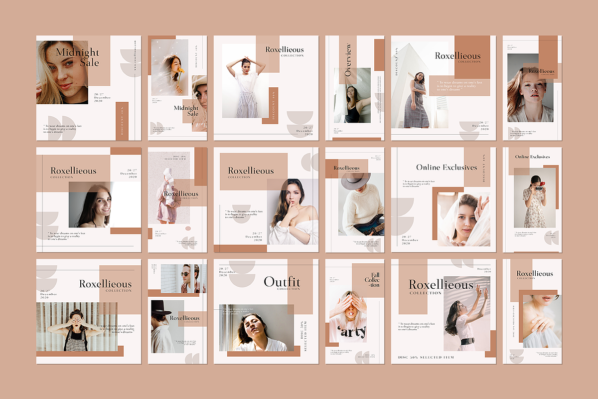 600 Minimalist Instagram Bundle, a Social Media Template by Creatchees.std (Photo 37 of 37)