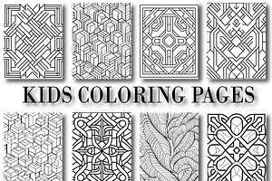 Geometric Pattern Coloring Book