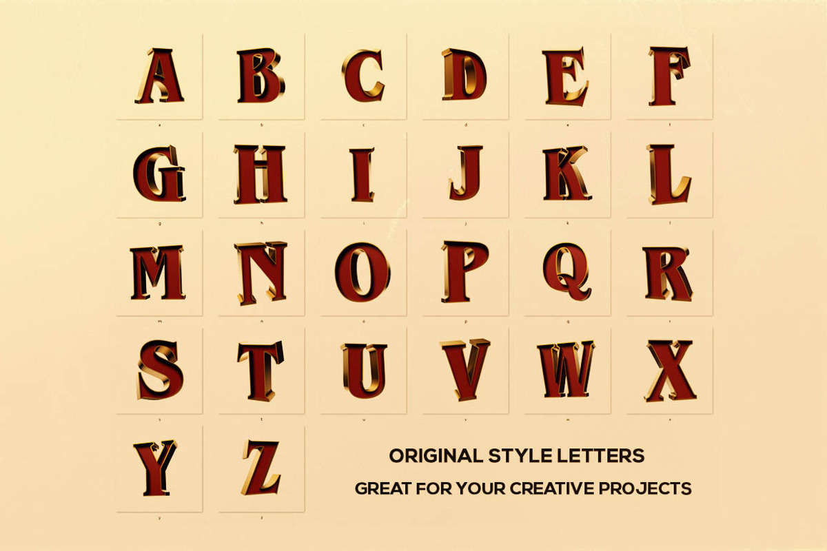 CircusCircus - 3D Lettering & Font preview 2