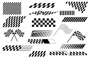 Set of sports racing stripes, an Illustration by Dessign Sells