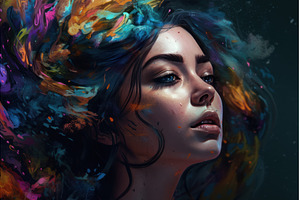 Woman mental health. Generate Ai, a Person Photo by Ylivdesign