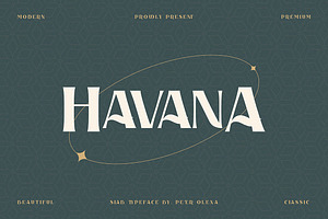 Havana Bold Serif