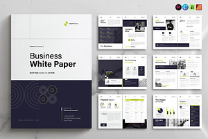 White Paper Template, a Brochure Template by NorthPeak