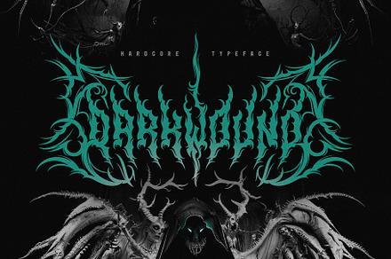 Darkwound - Hardcore Font