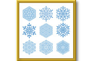 Set of Snowflakes, a Graphic by FineArtStudio (Thumbnail 3 of 3)