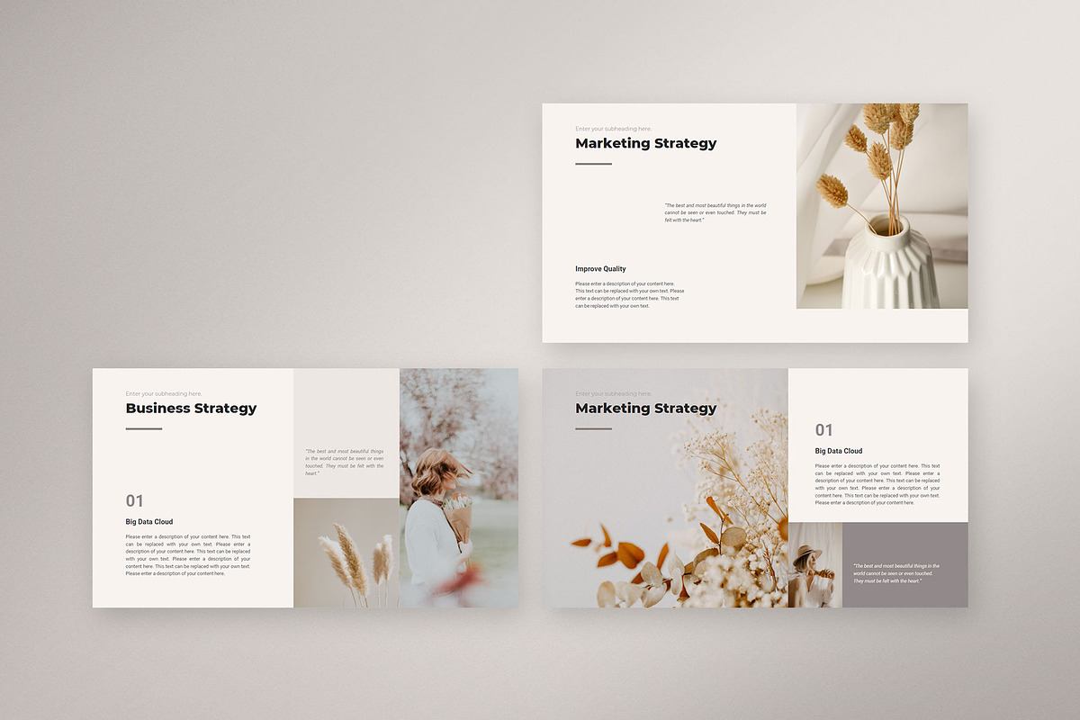 Simple Business Presentation CANVA, a Presentation Template by CreativityForest (Photo 5 of 17)