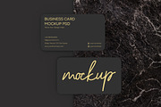 Black Elegant Business Card Mockup, an Advertising Mockup by Dev.Rawat21 (Thumbnail 2 of 3)