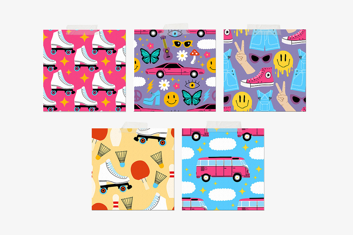 RETRO VIBES Graphics Bundle, a Person Illustration by Katerina Osa (Photo 17 of 23)