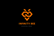 Infinity bee logo template., a Branding & Logo Template by Anton Akhmatov (Thumbnail 3 of 3)