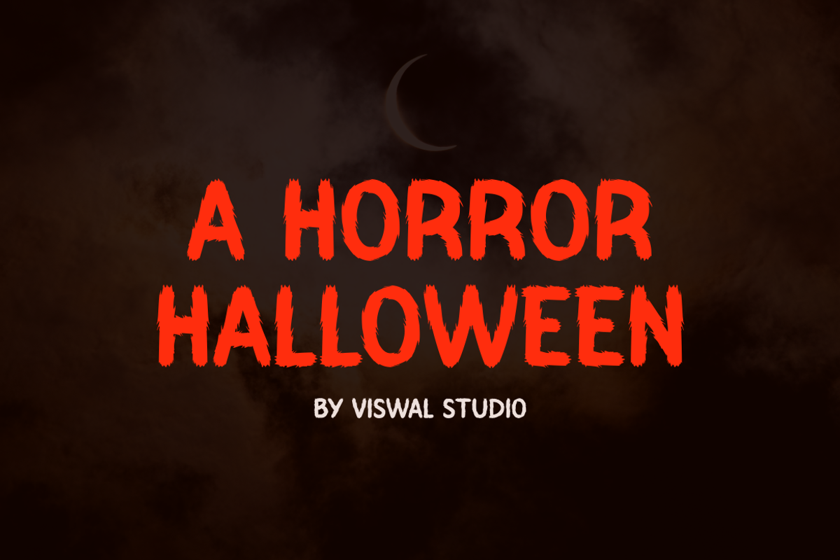 Break House - Horror Font, a Handwritten Font by Viswal Studio (Photo 3 of 6)