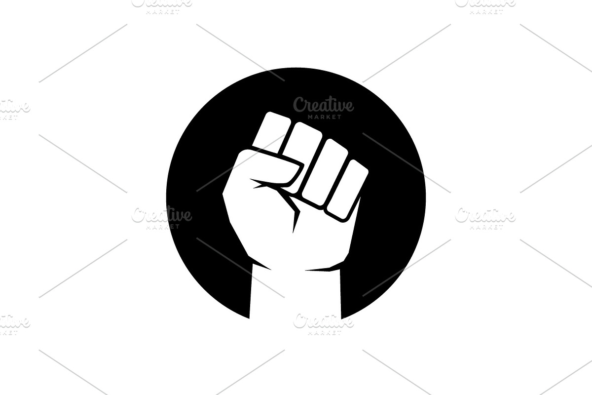 Black Lives Matter symbol, a Person Illustration by GraphiShop