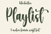 Playlist, a Handwritten Font by FreshTypeINK (Thumbnail 1 of 8)