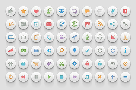 Social Media and Communication Icons