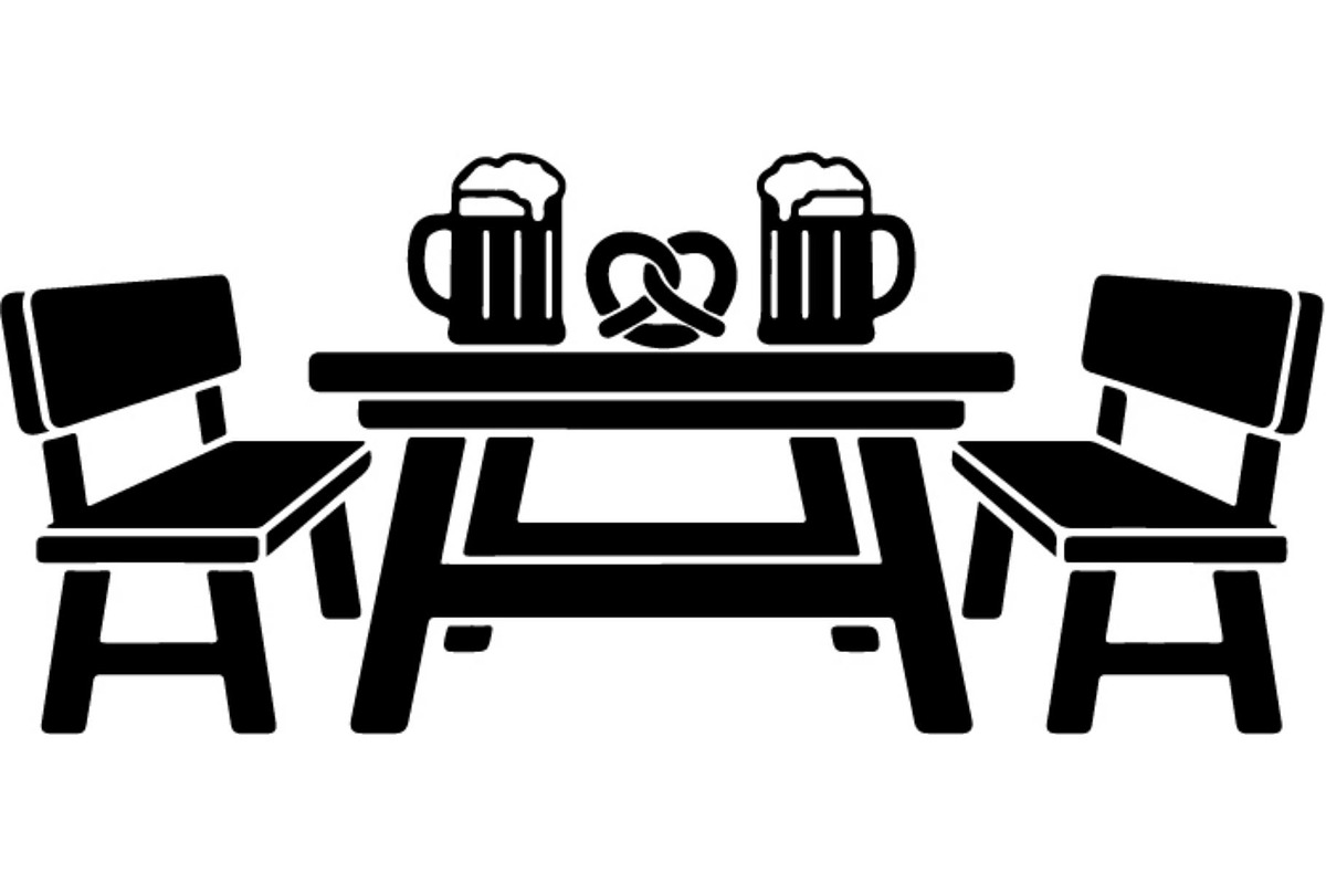 Oktoberfest Beer Table Silhouette, an Object Graphic by Gfx_Store (Photo 4 of 16)