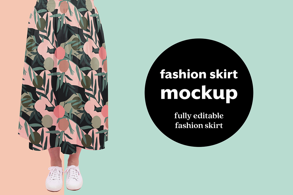 Fashion Skirt Mockup, a Bottom Mockup by Palette & Pattern