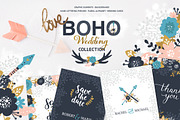 Boho Wedding Collection, an Illustration by tatiletters (Thumbnail 1 of 8)