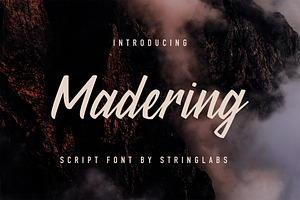 Madering - Classy Script Font