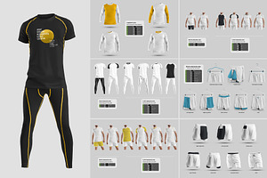 Big Bundle Sportswear Man Mockups