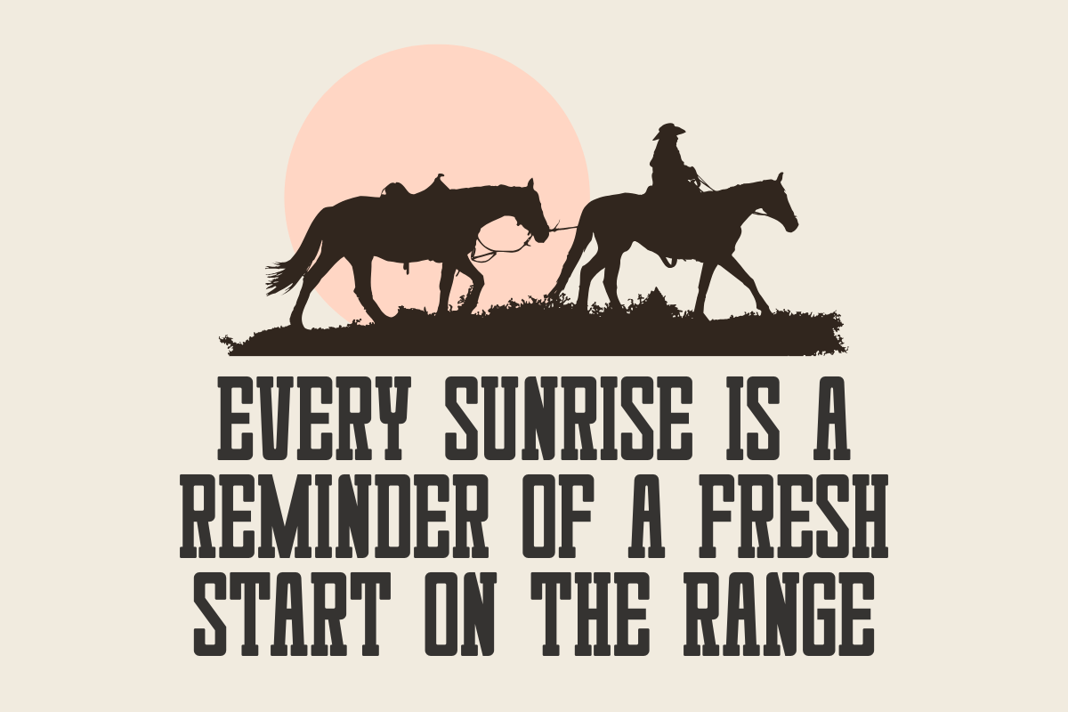 Sunrise Cowboy - Modern Slab Serif, a Slab Serif Font by Pian45 Studio (Photo 3 of 8)