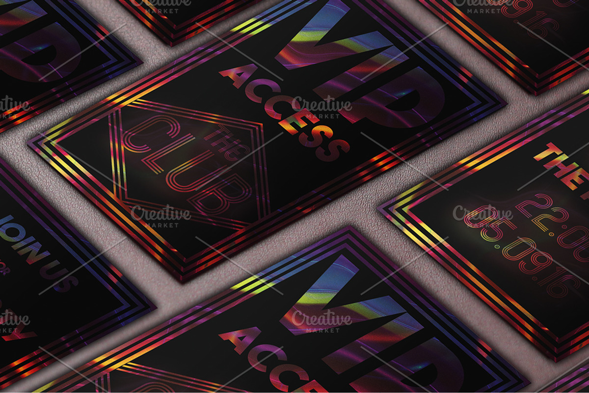 Club VIP pass card, a Card Template by Konakchiev (Photo 1 of 3)