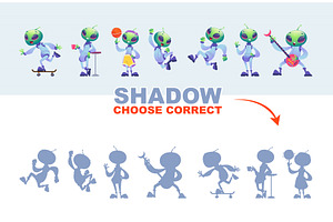 Shadow correct. smart game for kids, an Education Illustration by Onyx