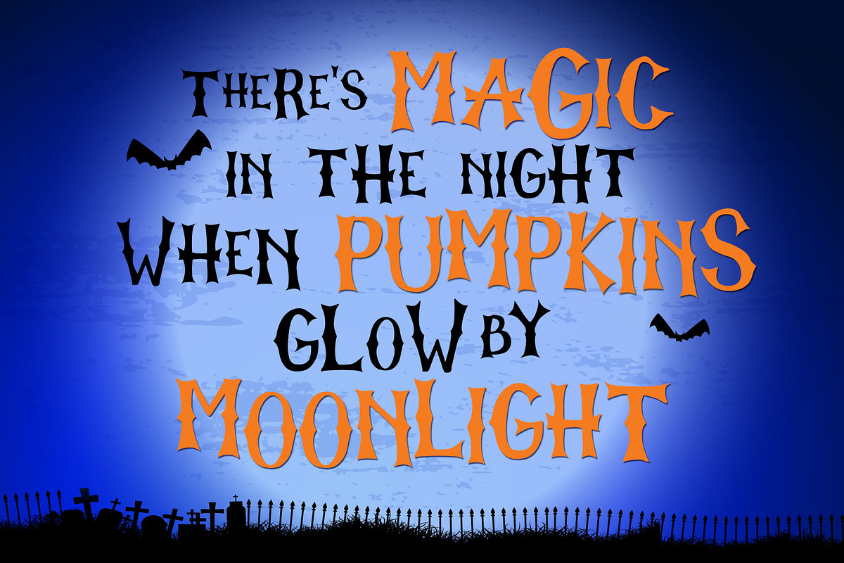 The Graveyard - Spooky Font preview 5